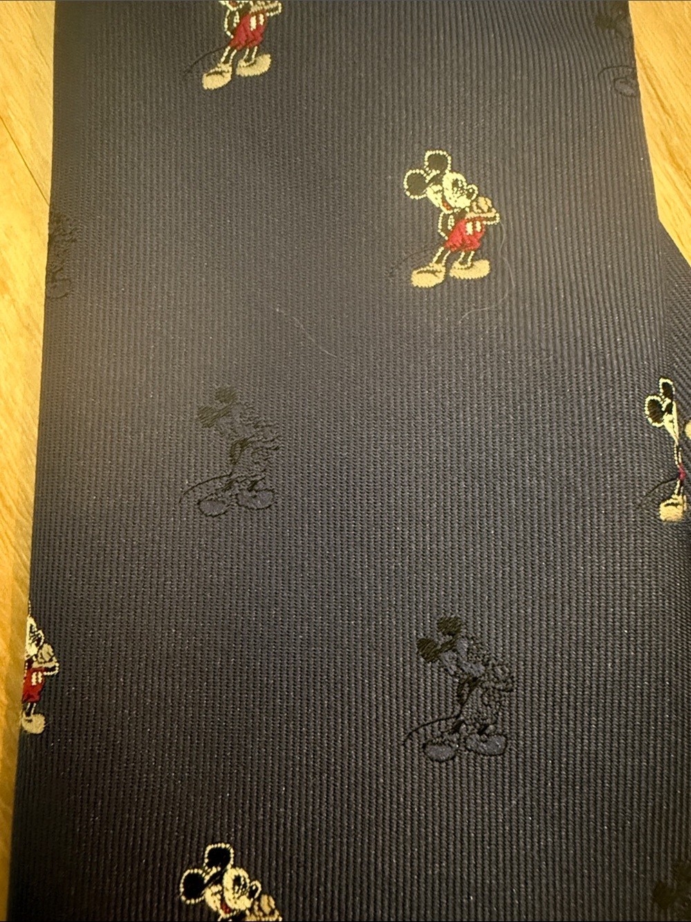 Balancine for Disney Navy Tie with Small Mickey Motifs - Picture 4 of 4